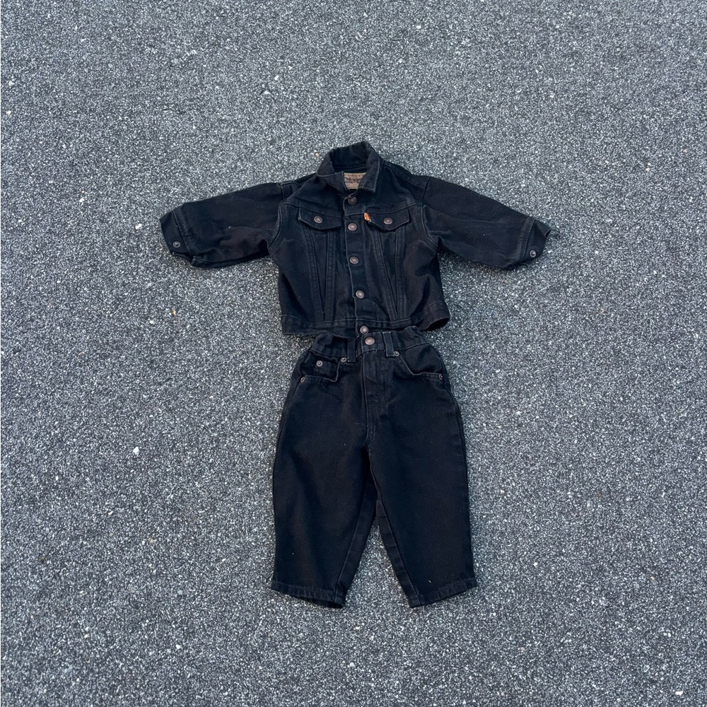 Levi's Black Denim Matching Set